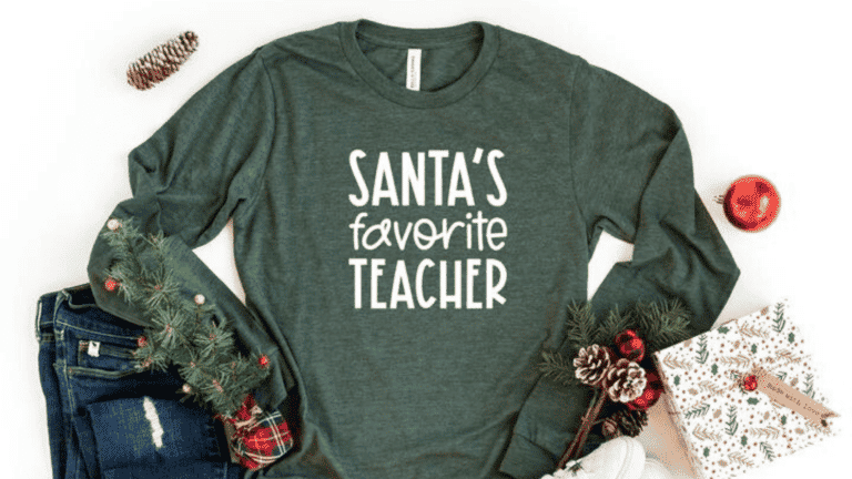 21 Top Holiday Tees & Totes for Teachers in 2023