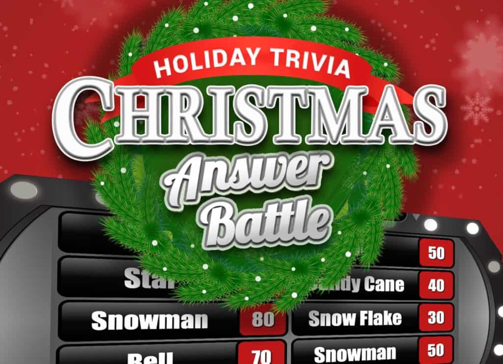 Etsy Holiday trivia game