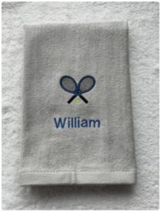 Men's tennis towel