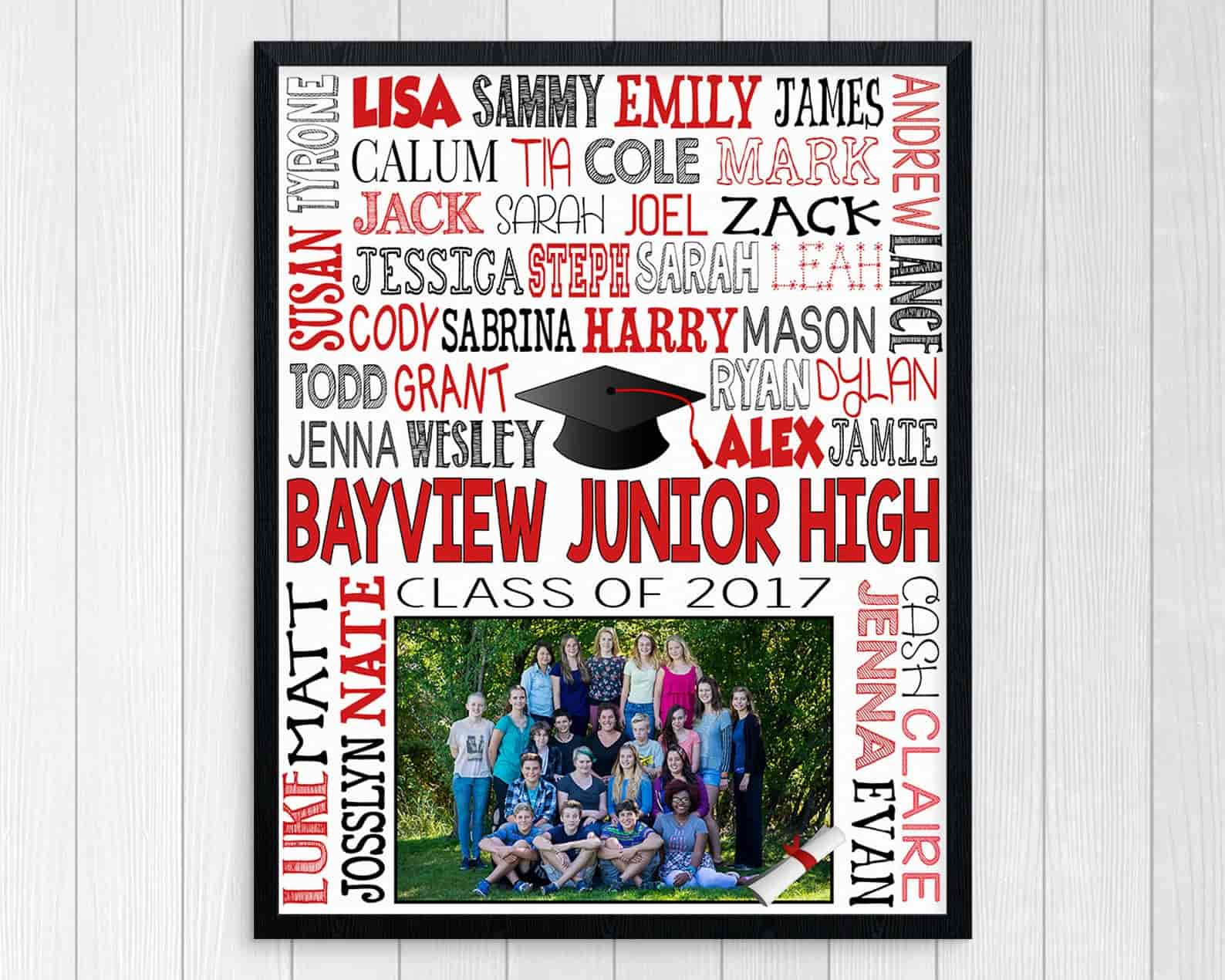 Graduation Photo Print