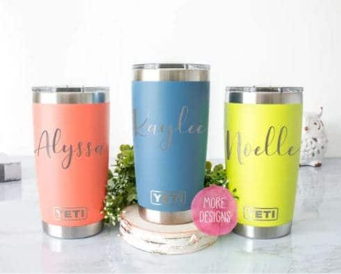 Personalized yeti tumbler