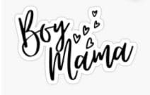 Boy Mama sticker