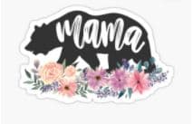 Mama bear sticker