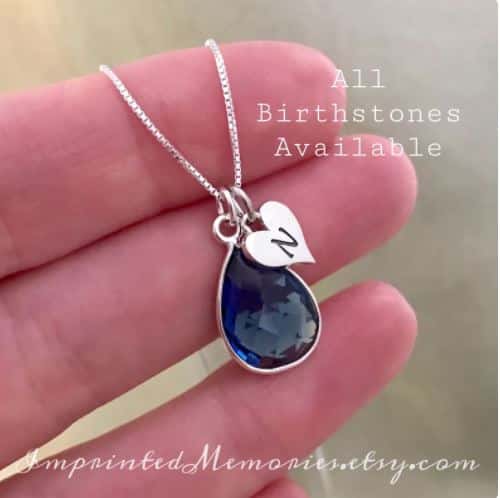 Personalized Birthstone Necklace