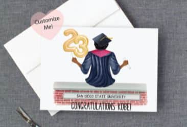 Personalized Grad Card for Boy