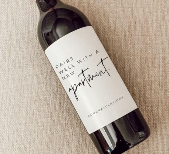 Wine with Custom Label