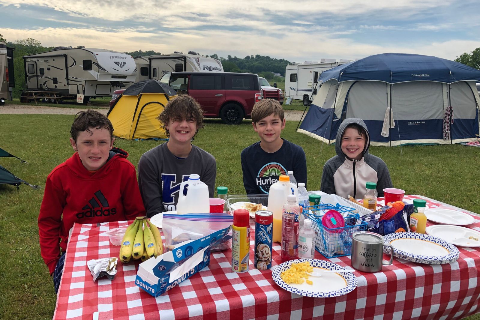 The Best Memories Are Made Camping Dish or Hand Towel