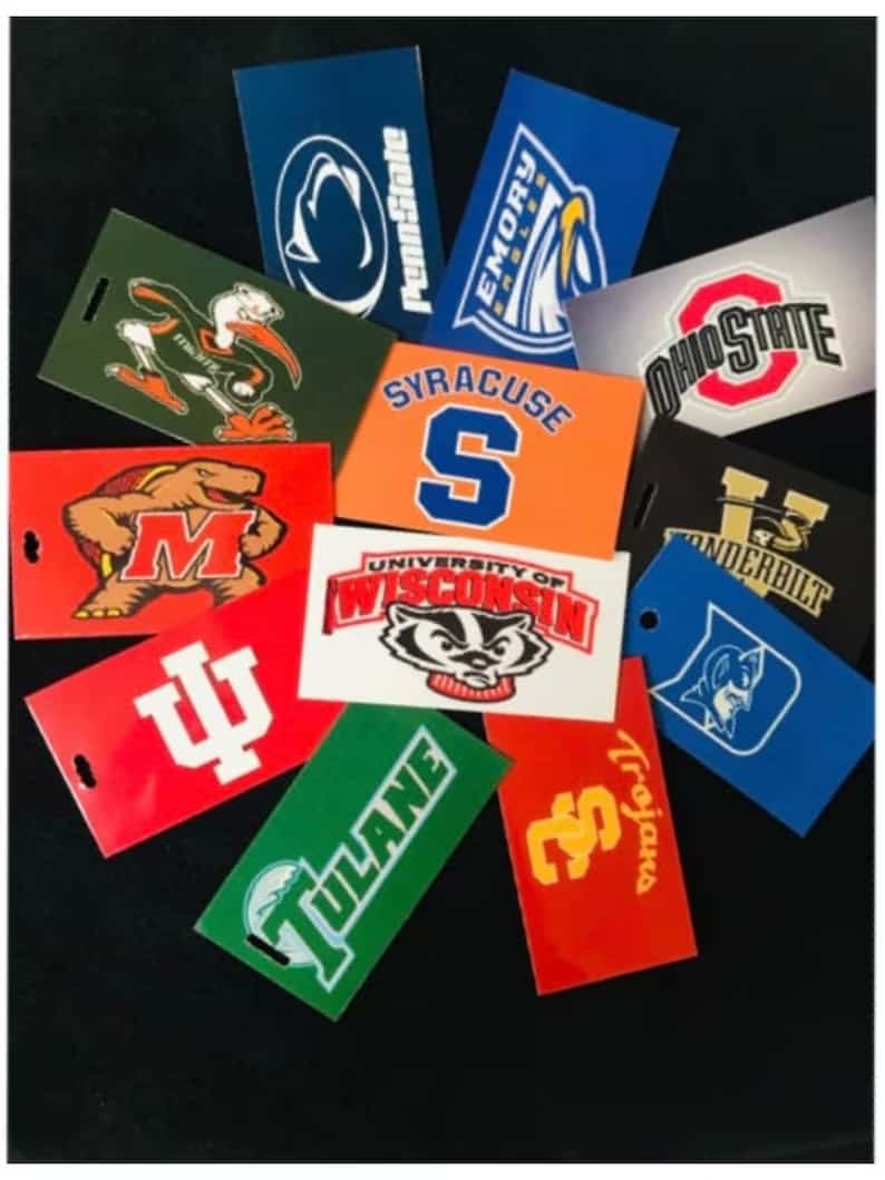 College Luggage Tag